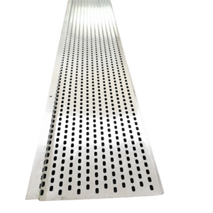 Hot selling metal roof gutter for protection perforated gutter guard