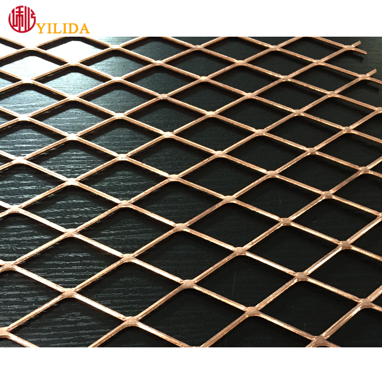 Factory Luxurious decorative copper expanded metal mesh,expanded panel,expanded lath