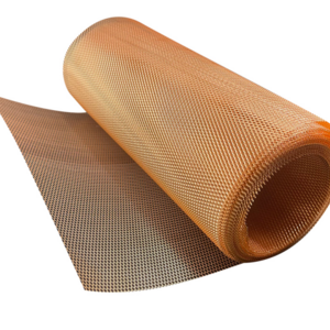 Flattened brass expanded metal mesh factory