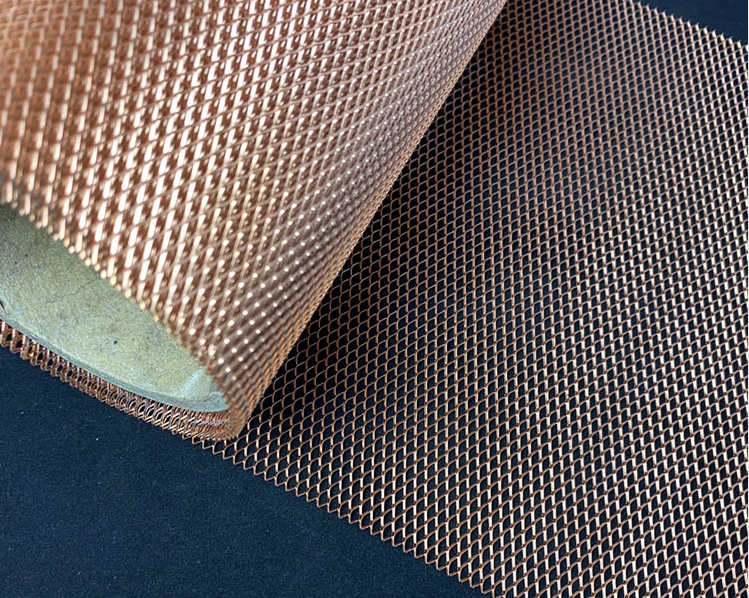 Flattened brass expanded metal mesh factory