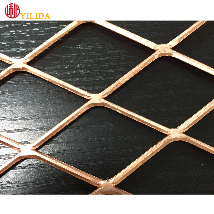 Factory Luxurious decorative copper expanded metal mesh,expanded panel,expanded lath