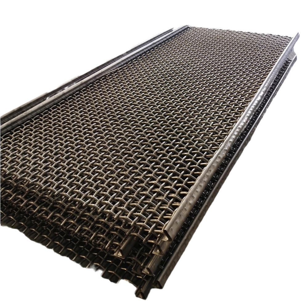 Metal Screen Mesh For Vibration Mining Vibrating Screen Stone Sand Screen Spring Steel Hcht Wire Mesh