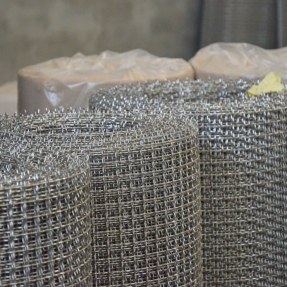 fully automatic hydraulic weave stainless steel crimped wire mesh  65Mn spring carbon steel