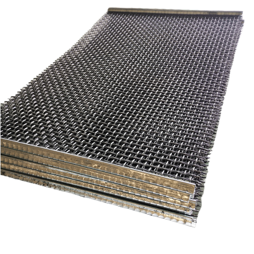 Metal Screen Mesh For Vibration Mining Vibrating Screen Stone Sand Screen Spring Steel Hcht Wire Mesh