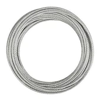 6X25 Hot Dipped Galvanized  6mm 8mm 9mm Zinced Steel Core Steel Wire Rope for Lift Haulage Track Cable Cord stainless steel wire