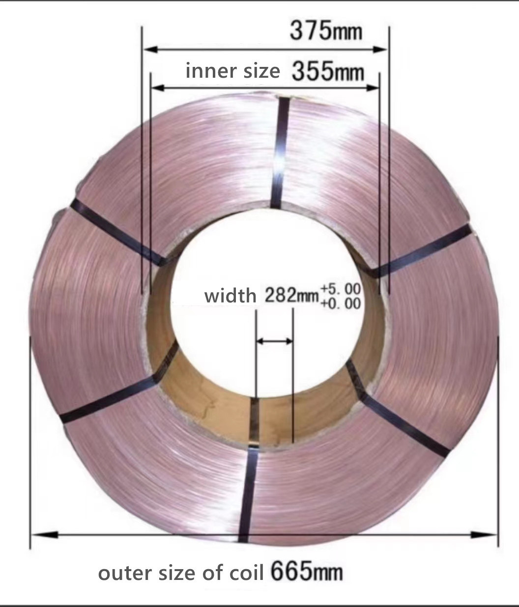 High Tensile Bead Wire 0.78mm 0.95mm Nt Tire Bead Wire