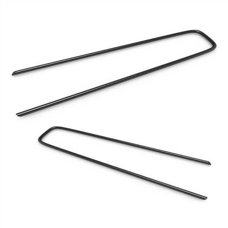 Green garden stable nails turf pins U pins turf nail for artificial grass Green garden stable nails turf pins U pins turf nail