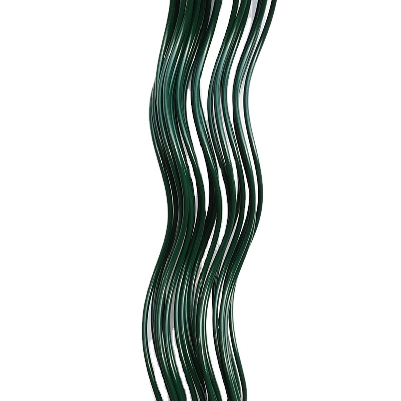 factory direct price pvc green Simple Plant Support Spiral Wire Tomato Spiral Stakes for sale