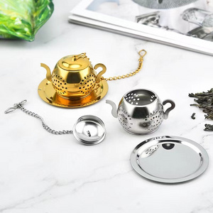 High quality stainless steel 304 stainless steel kettle tea filter Tea infuser for kitchen use