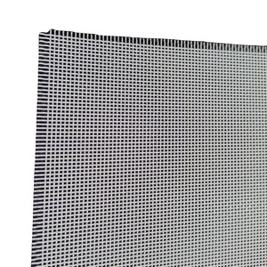 10 16 mesh polyester linear plain woven square hole screen filter dryer mesh conveyor belt fabric for paper fiberboard