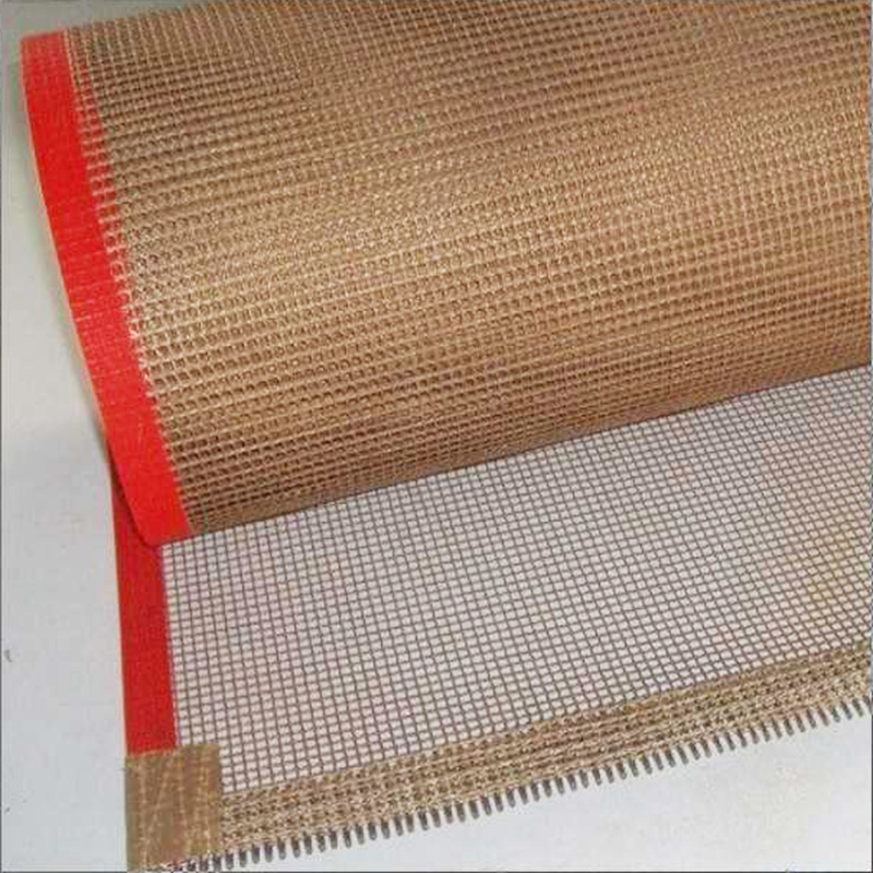 high temperature PTFE coated fiberglass dryer mesh conveyor belt for sealing machine