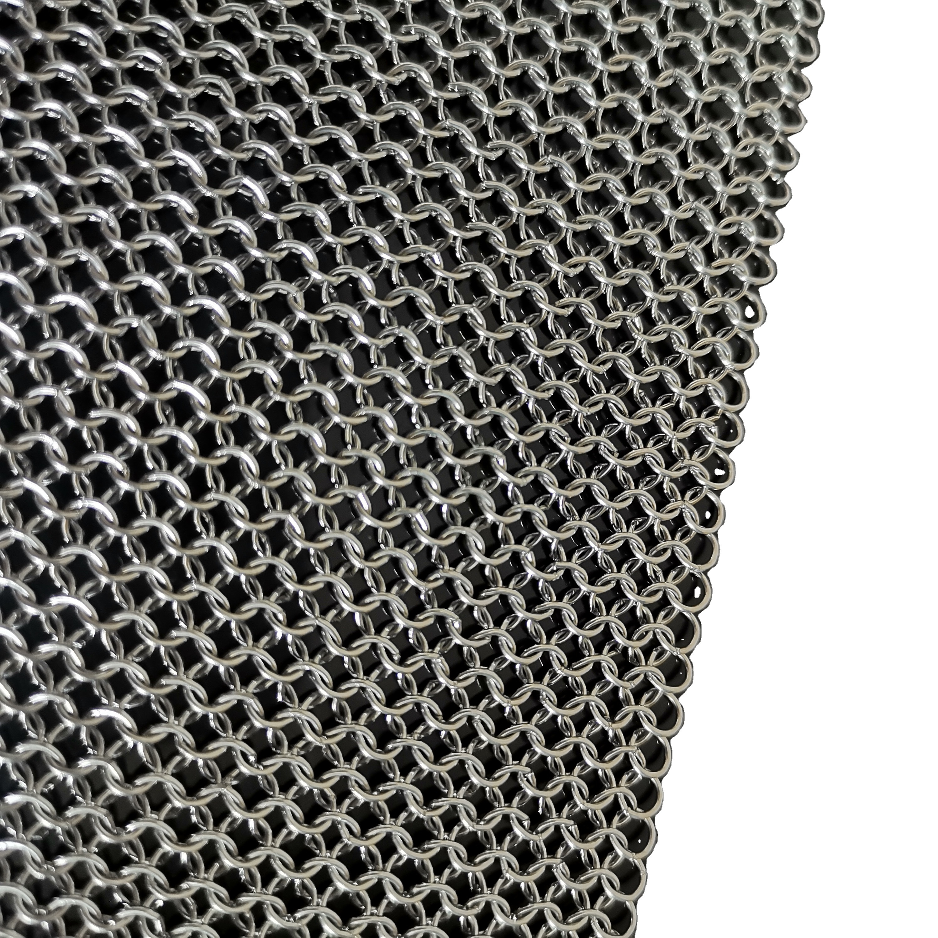 Building Metal Mesh Fabric Drapery Curtain Stainless Steel Chain Mail Ring Mesh For Architecture