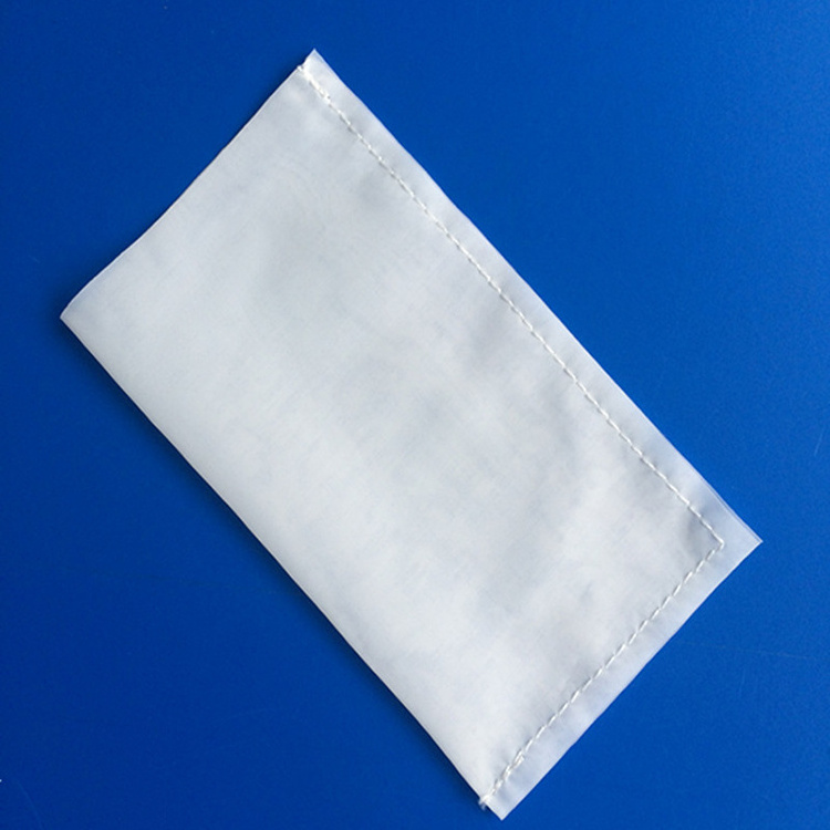 Custom Different Micron Nylon Filter Mesh Bags Ultrasonic Welding Double Fold Stitching Liquid Filter Bag