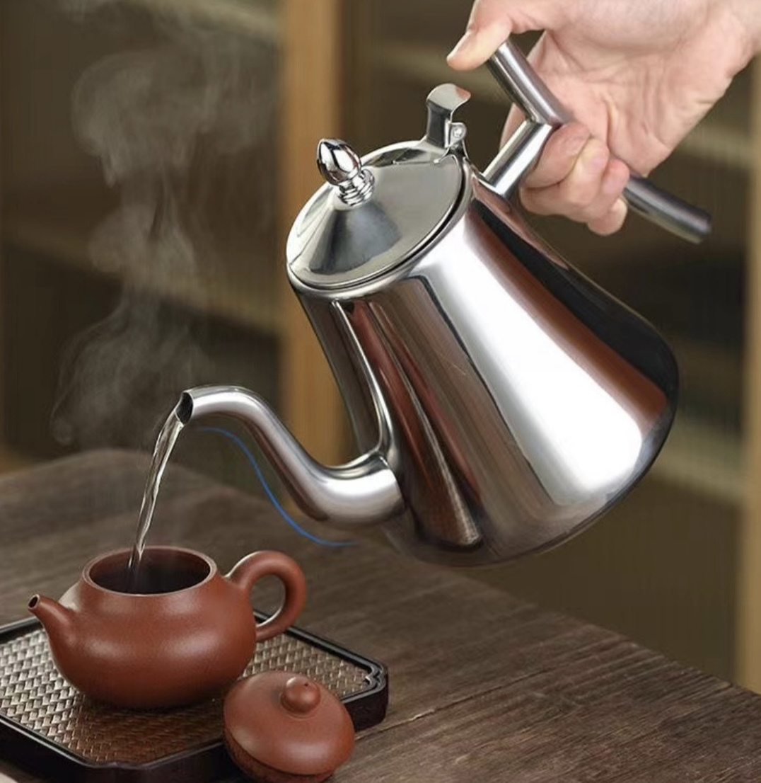 Stainless Steel Coffee Teapot Infuser Kettle Tea Pot Set