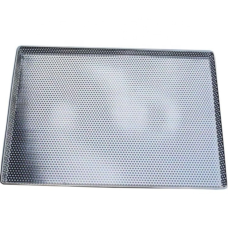 Customized Stainless Steel solid and Perforated Baking Tray Oven Tray Baking Pan Baking Sheet