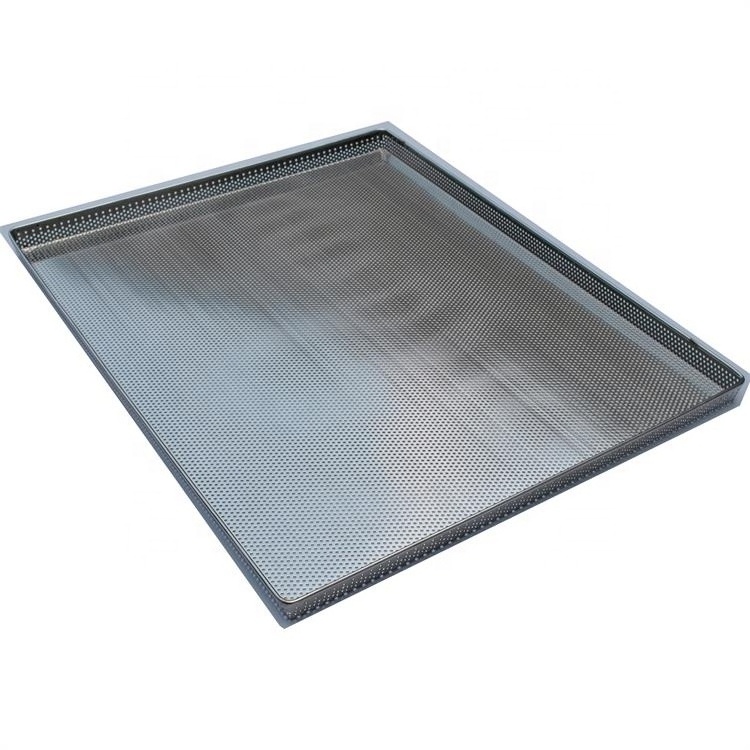 Customized Stainless Steel solid and Perforated Baking Tray Oven Tray Baking Pan Baking Sheet