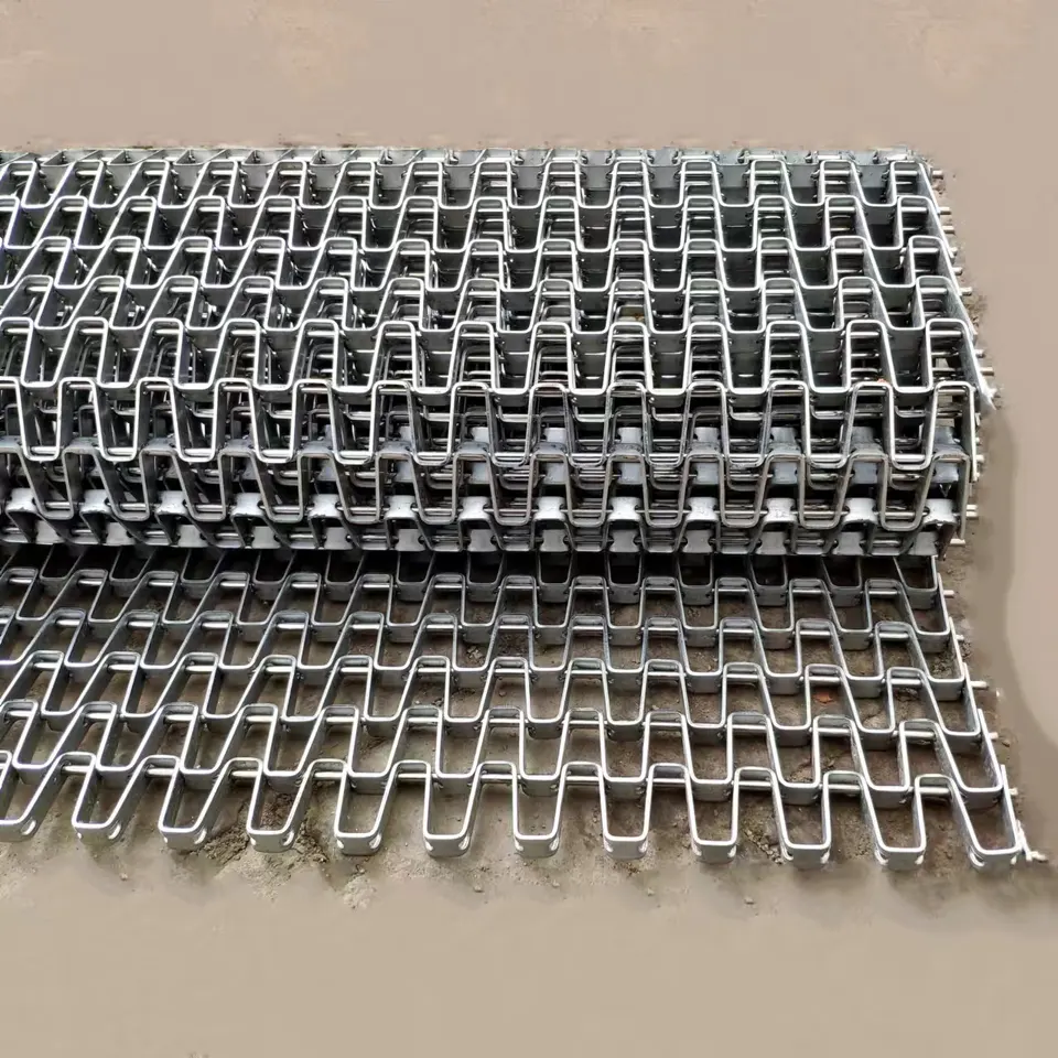 Manufacturer Custom Heavy Load Stainless Steel Honeycomb Conveyor Belt Great Wall Mesh Belt