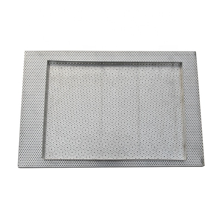 304 food grade stainless steel bakery perforated oven baking sheet pan/drying tray for fruit and vegetables dehydration