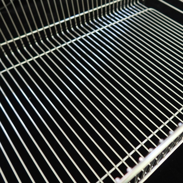 Customized Stainless Steel 304 316 Organizer Wire Mesh Basket for Shelves Cabinets Pantry Mesh Open Storage Bin Metal Basket