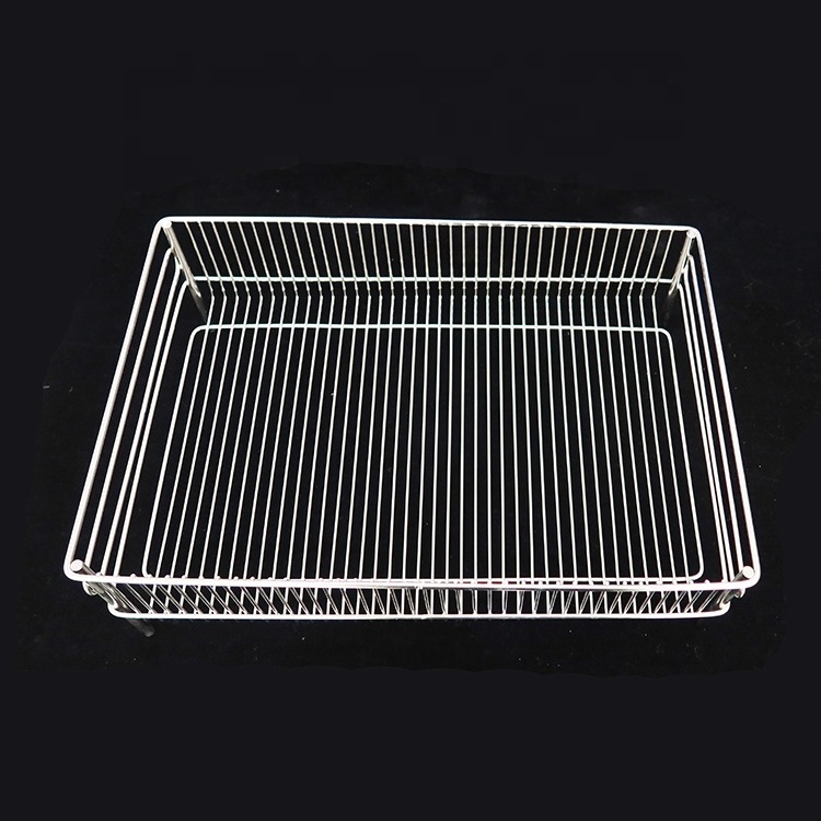 Customized Stainless Steel 304 316 Organizer Wire Mesh Basket for Shelves Cabinets Pantry Mesh Open Storage Bin Metal Basket