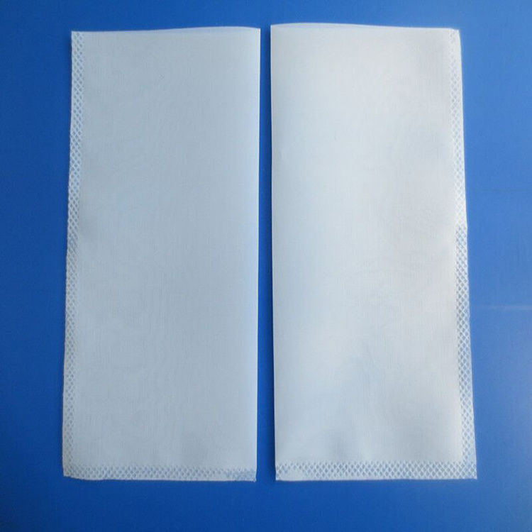 Custom Different Micron Nylon Filter Mesh Bags Ultrasonic Welding Double Fold Stitching Liquid Filter Bag