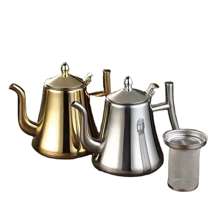 Stainless Steel Coffee Teapot Infuser Kettle Tea Pot Set