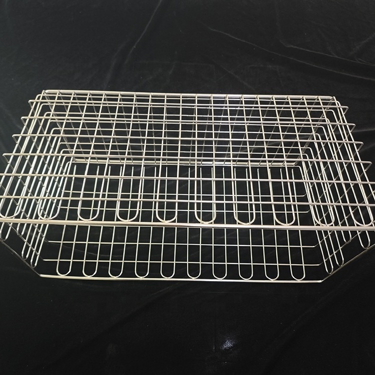 Customized Iron Stainless Steel 304 Organizer Wire Basket for Shelves Cabinets Pantry Mesh Open Storage Bin Metal Basket