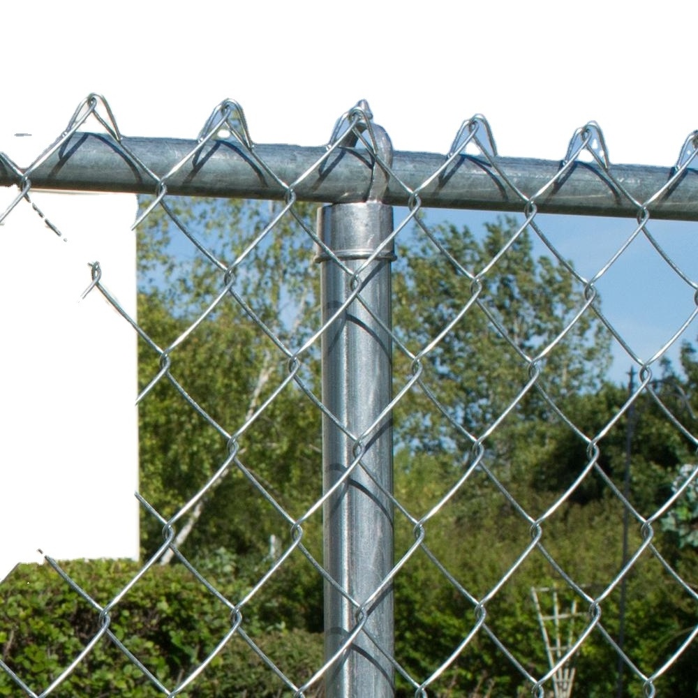 Construction galvanized chain link fence mesh