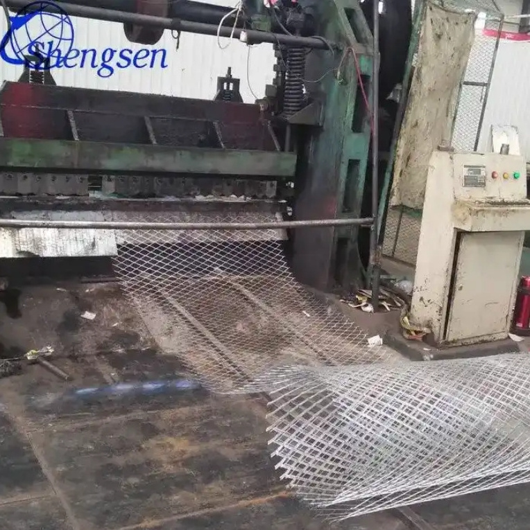 Powder Coated Diamond Wire Mesh Raised Expanded Metal Mesh For Trailer