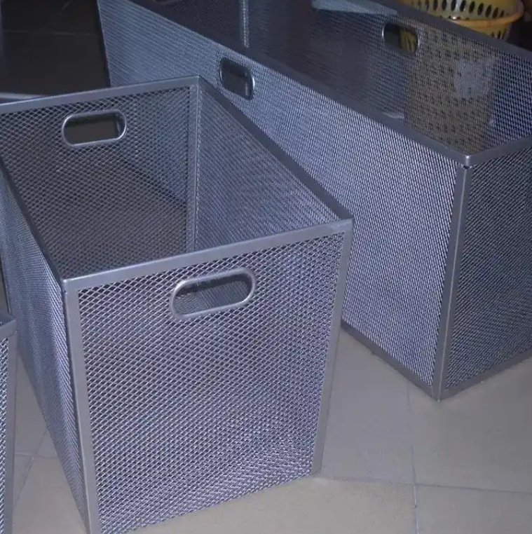 Powder Coated Diamond Wire Mesh Raised Expanded Metal Mesh For Trailer