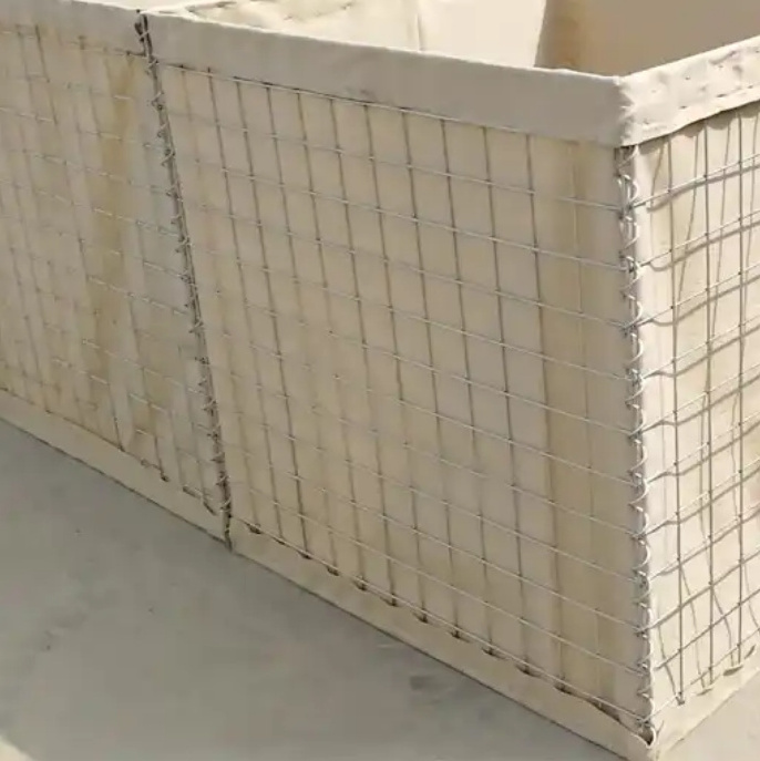 Wholesale custom flood wall barrier galvanized welded gabion wall bastion defence barrier for sale