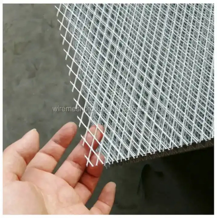 Powder Coated Diamond Wire Mesh Raised Expanded Metal Mesh For Trailer