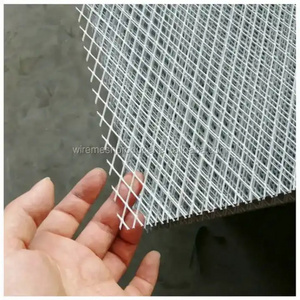 Powder Coated Diamond Wire Mesh Raised Expanded Metal Mesh For Trailer