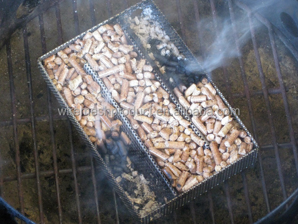 12 Hours Pellet Maze Smoker Tray, Perfect for Hot or Cold Meat, Cheese, Fish and Pork Smoking, 5