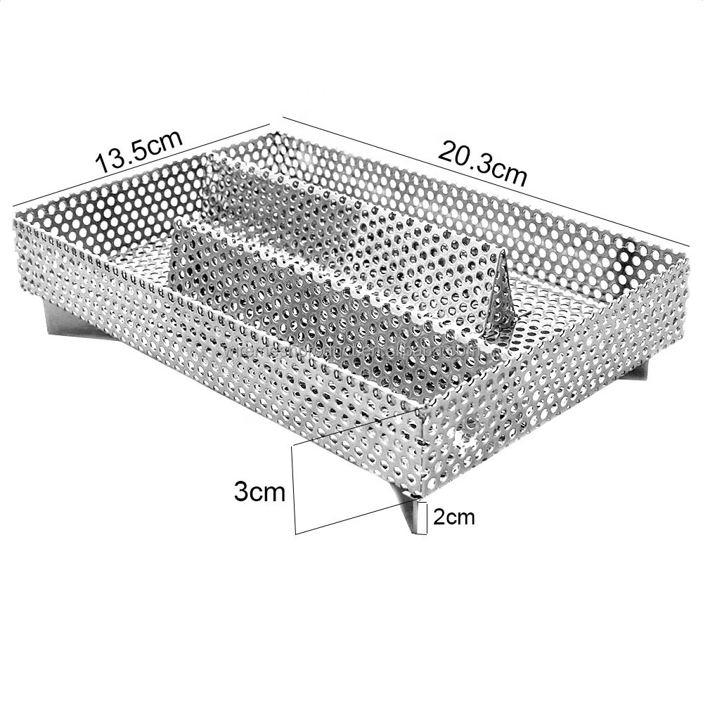 maze cold smoke generator made of 8 inch stainless steel BBQ wood pellet smoker generator for smoking maze BBQ smoker tray