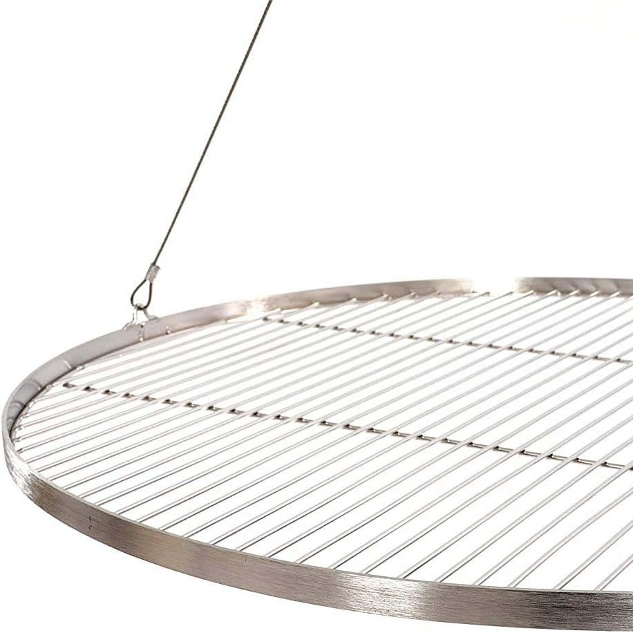 Tripod Swivel Grill  high quality Stainless Steel Schwenk grills outdoor hanging BBQ Grill grate with rope or chain