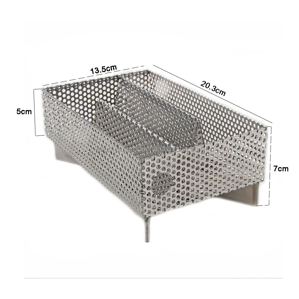 12 Hours Pellet Maze Smoker Tray, Perfect for Hot or Cold Meat, Cheese, Fish and Pork Smoking, 5