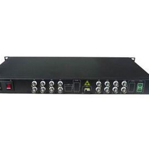 Plug and Play Design 16 Channel Video Fiber Optic Media Converter for CCTV Security System