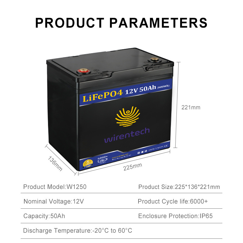 Lead acid replacement 12V 12.8V lifepo4 battery cells built-in BMS 7Ah 33Ah 50Ah lithium ion batteries