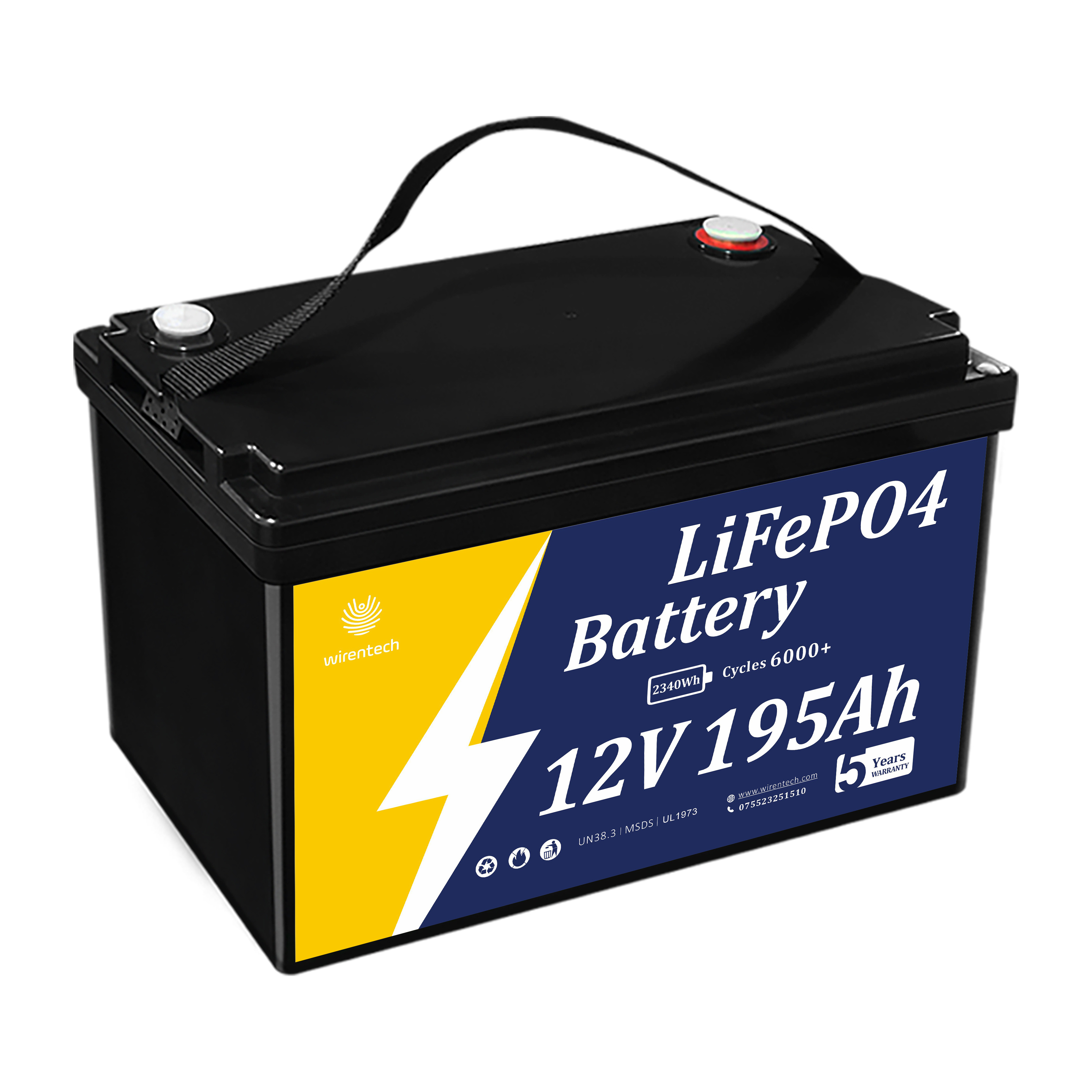 UL Lithium Batteries for Solar Systems Group 31 12v 195Ah 200Ah 220Ah Home Backup Lifepo4 Battery New Energy Batteries