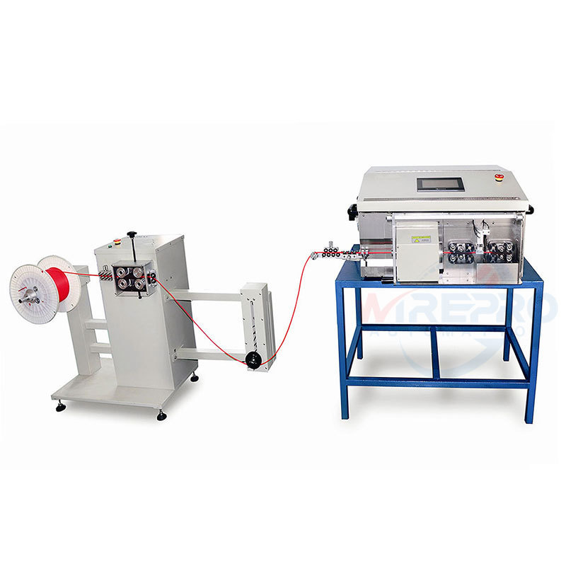 SC-A01 0.6-4.0mm full automatic coaxial wire  coax cable cutting and stripping machine