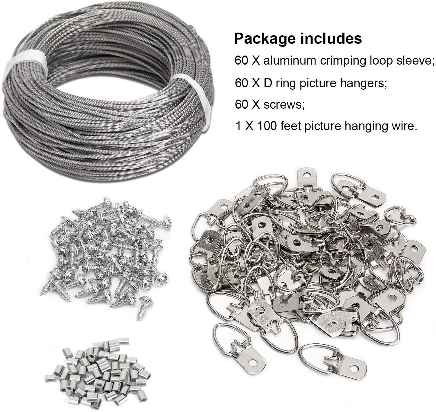 Galvanized Iron steel Wire Hanging Wires, Catenary Iron Wire 0.90mm X 7 Strand For Fencing,packing,rope