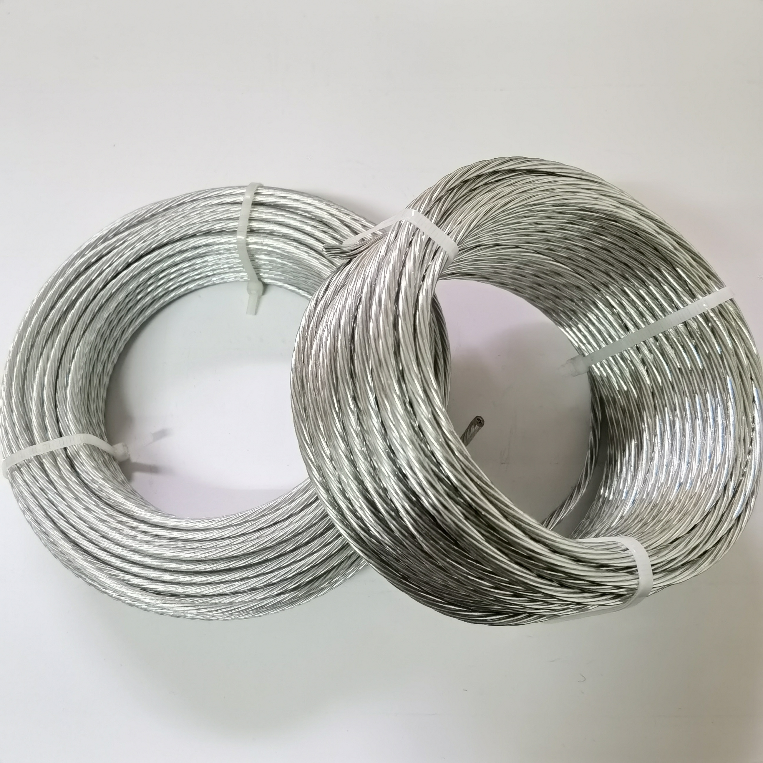 Galvanized Iron steel Wire Hanging Wires, Catenary Iron Wire 0.90mm X 7 Strand For Fencing,packing,rope