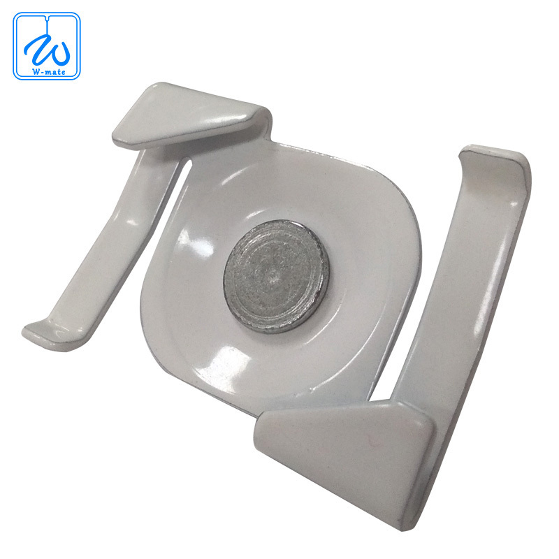 Oblong T-Bar clips,white suspended ceiling clip, T Bar clips for use for attaching track lighting power track to drop ceiling