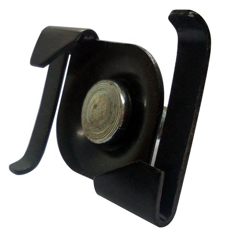 OEM Black Paint Oblong T-bar Clips M6 Male Thread T-bar Clips For Led System Hanging System