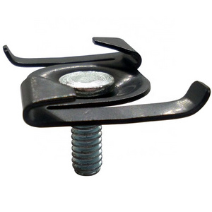 OEM Black Paint Oblong T-bar Clips M6 Male Thread T-bar Clips For Led System Hanging System