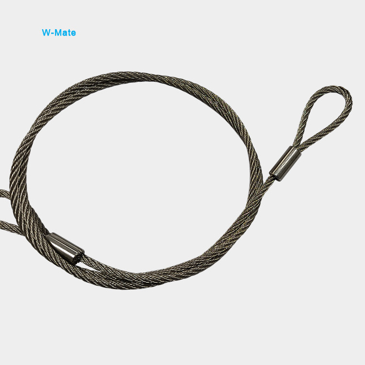 Factory Direct Outdoor Steel Wire Rope 1.2mm Rubber Coated For Wall