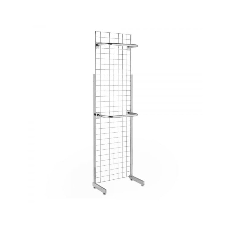 AMJ Carbon Steel Wall Organizer Wire Mesh Clothing Display Rack Electroplated Gridwall Panel