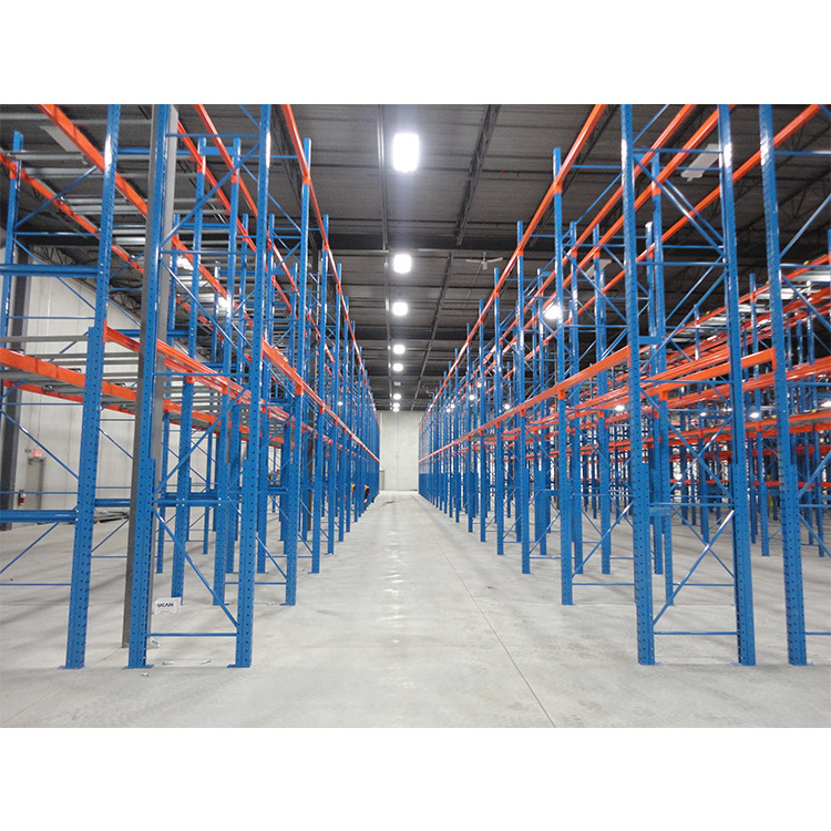 AMJ Longspan Shelving Rack High Bay Industrial Shelves Narrow Aisle Heavy Duty Metal Warehouse Storage Selective Pallet Racking