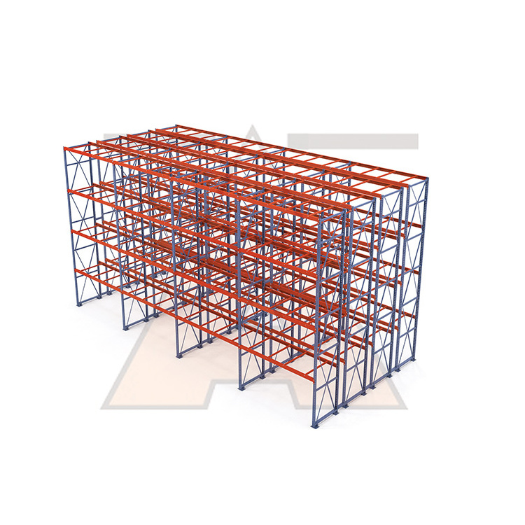 AMJ Longspan Shelving Rack High Bay Industrial Shelves Narrow Aisle Heavy Duty Metal Warehouse Storage Selective Pallet Racking